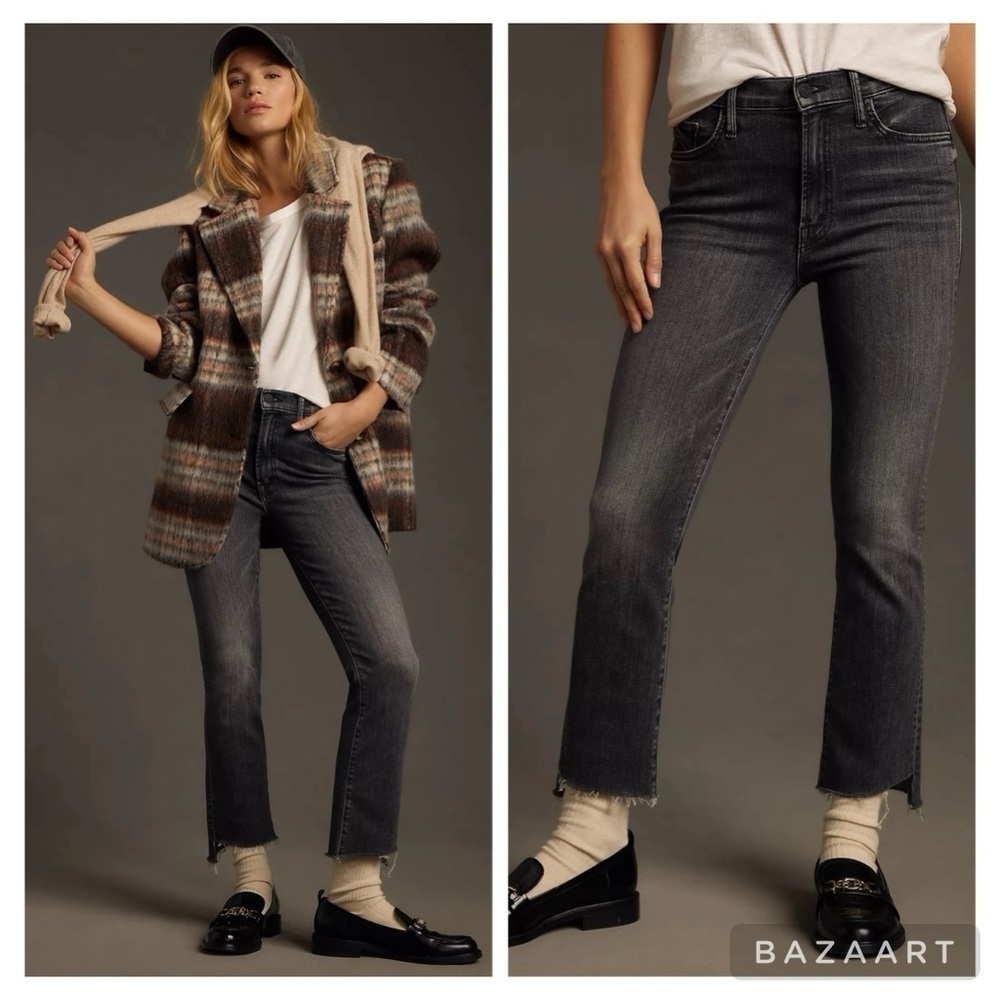 MOTHER Insider Crop Step Fray in Save Your Soul 34